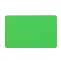 Karty plastikowe PVC zielone matowe