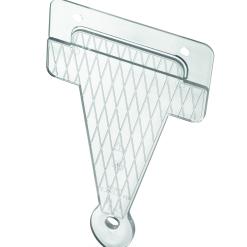 Uchwyt cenowy do lodów otwarty - transparentny