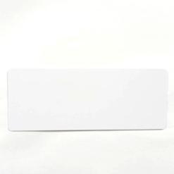 Karty plastikowe PVC białe matowe (długie)